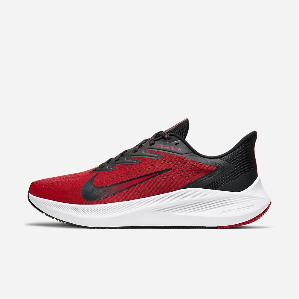 Chaussure De Running Nike Air Zoom Winflo 7 Rouge 5109-743 University Red/White/Black Homme | YNZ-48990093